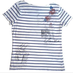 Lauren Ralph Lauren S/S French Striped Shirt